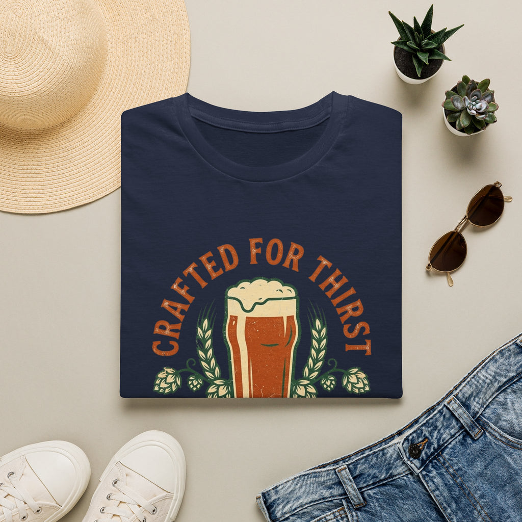 Crafted For Thirst Beer T-Shirt — Genuine Ale Pint Graphic Tee