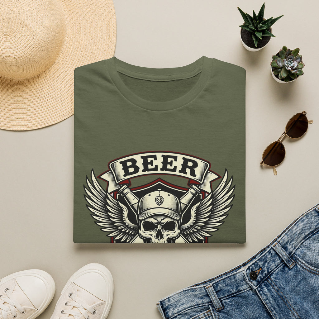 Beer Crew T-Shirt — Skull & Wings Brewery Graphic Tee