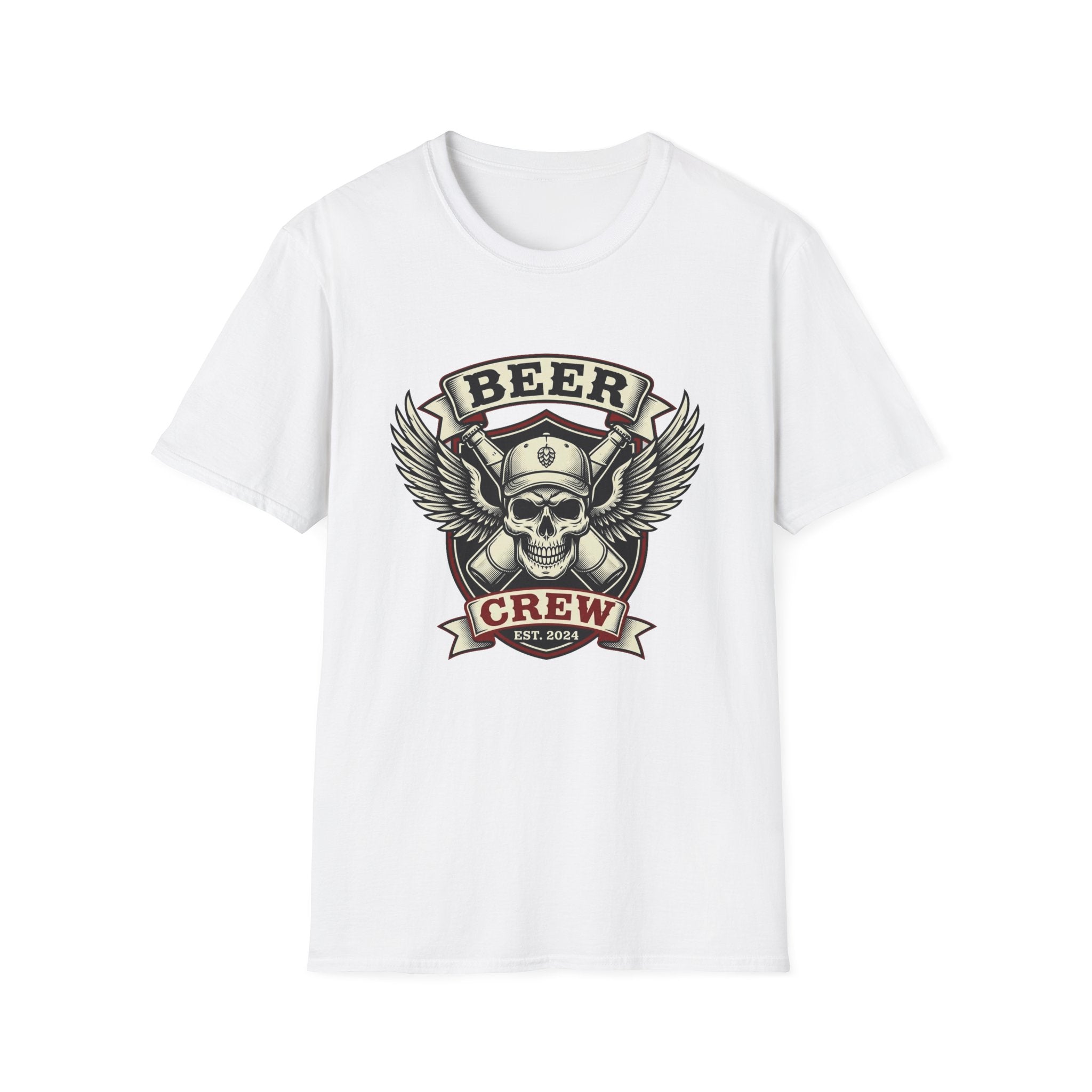 Beer Crew T-Shirt — Skull & Wings Brewery Graphic Tee
