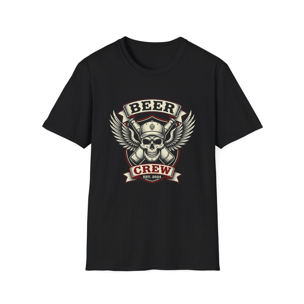 Beer Crew T-Shirt — Skull & Wings Brewery Graphic Tee