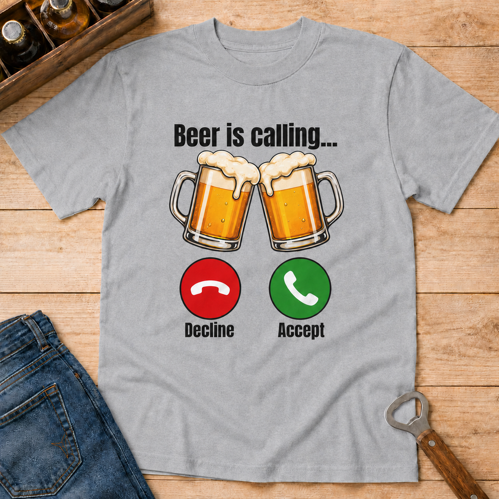 Beer Cheers T-Shirt — Clinking Mugs Graphic Tee for Parties & St. Patrick’s Day