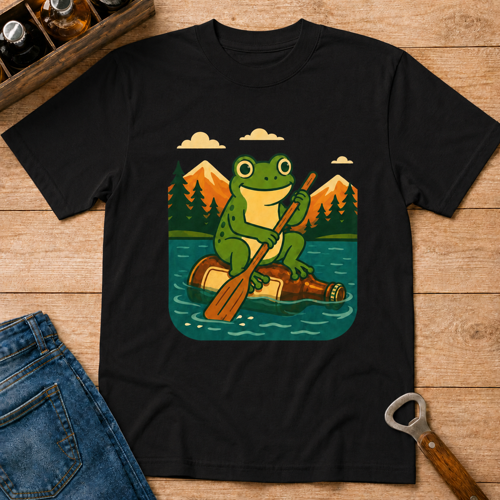 Kayaking Frog T-Shirt
