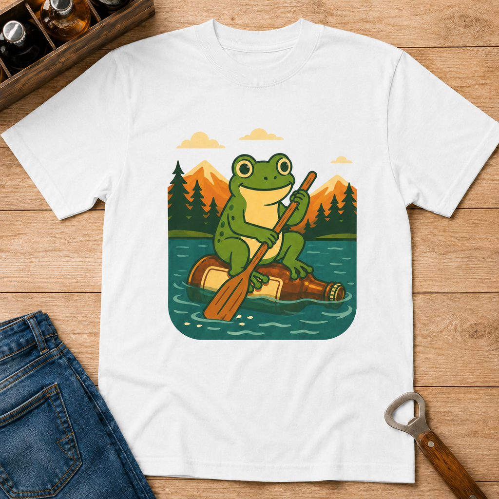 Kayaking Frog T-Shirt