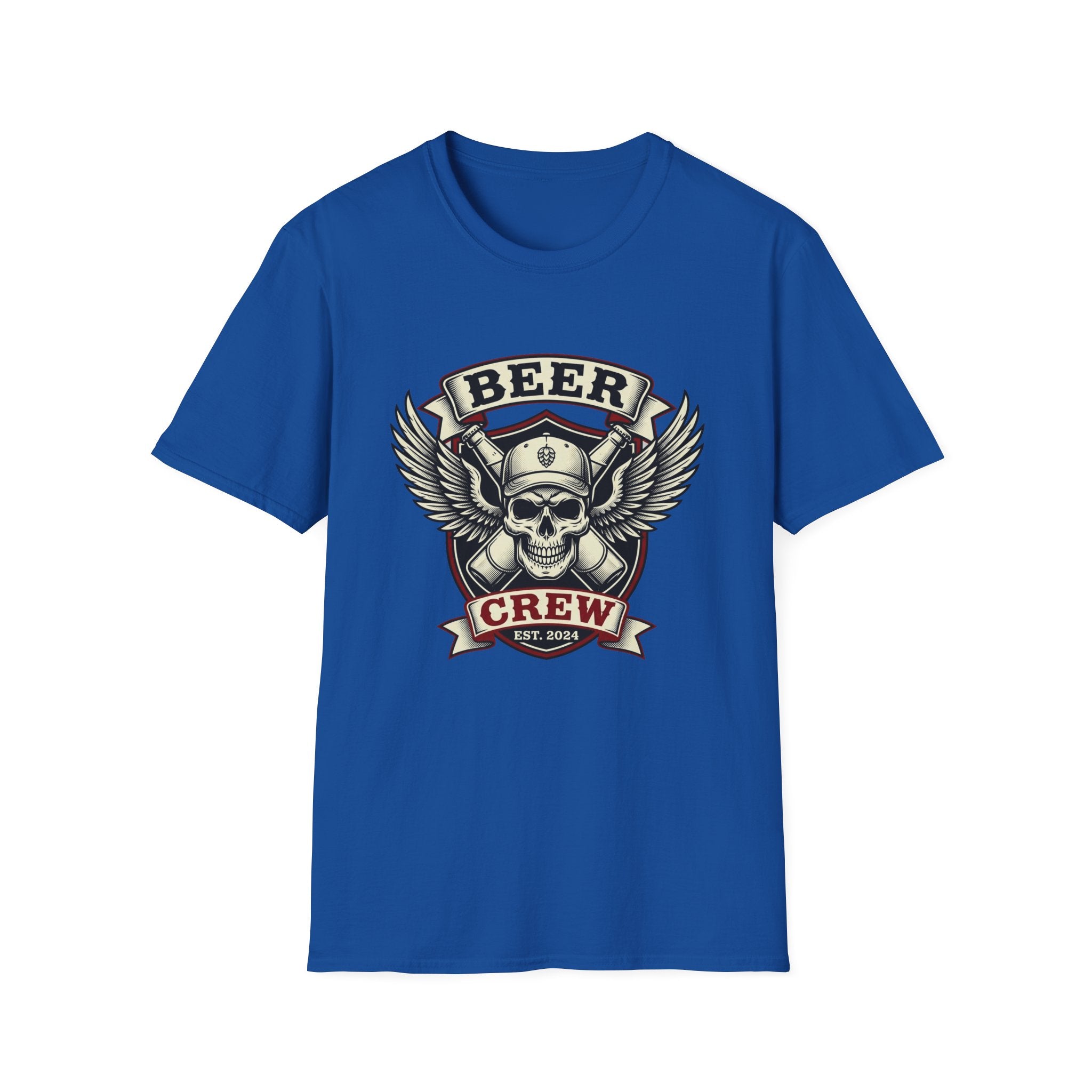 Beer Crew T-Shirt — Skull & Wings Brewery Graphic Tee