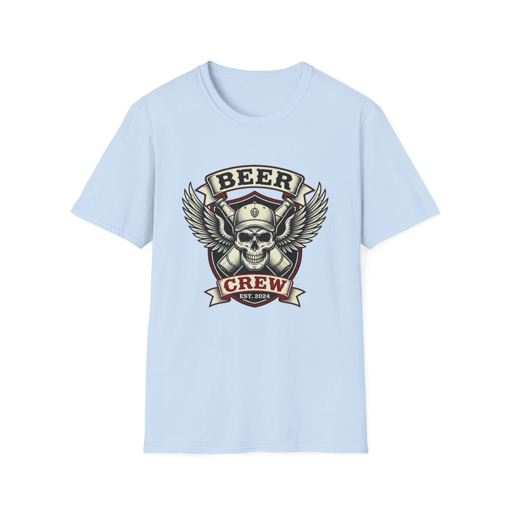 Beer Crew T-Shirt — Skull & Wings Brewery Graphic Tee