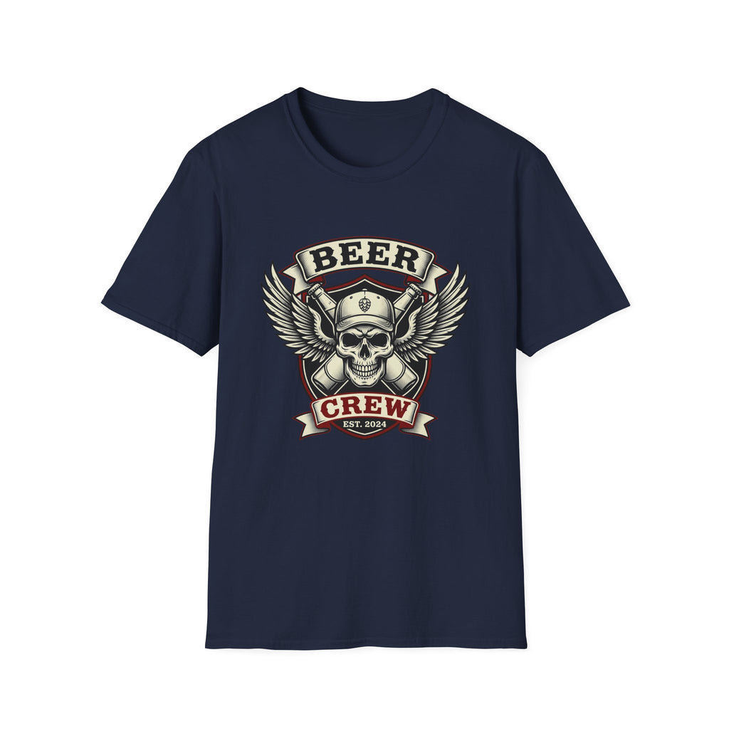 Beer Crew T-Shirt — Skull & Wings Brewery Graphic Tee