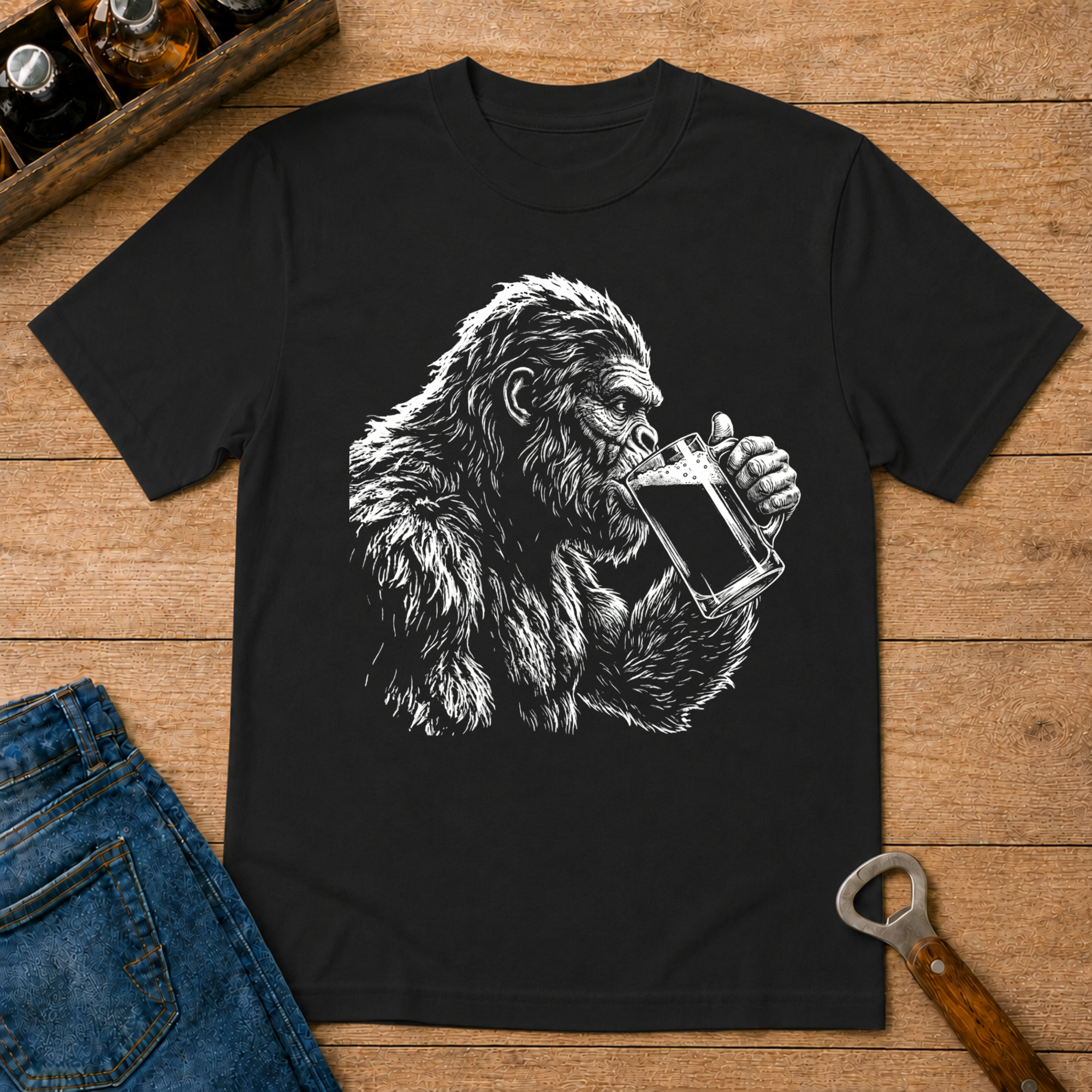 Thirsty Bigfoot T-Shirt