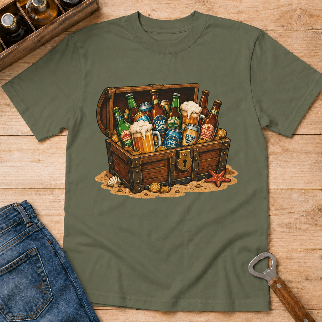 Treasure Chest of Beers T-Shirt