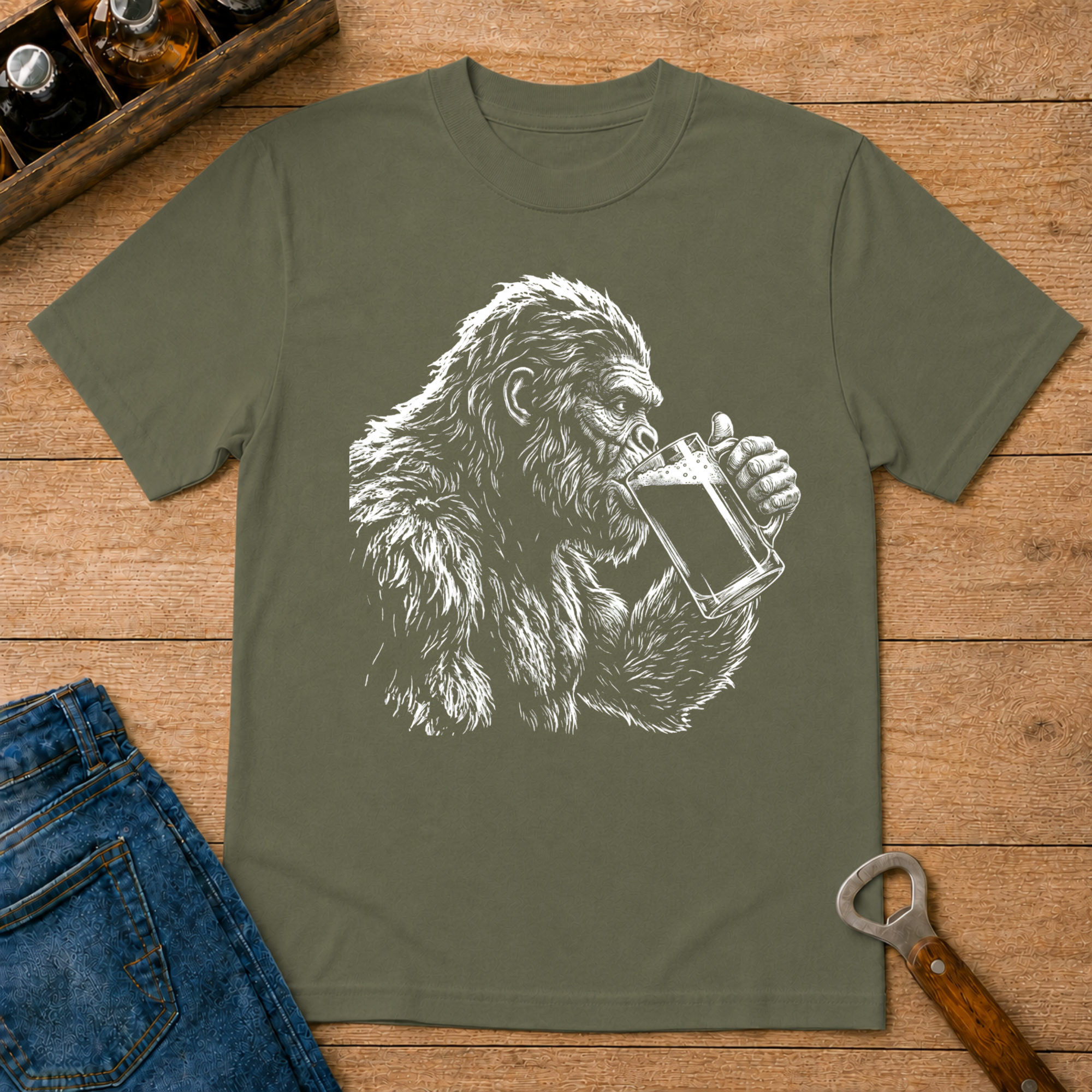 Thirsty Bigfoot T-Shirt