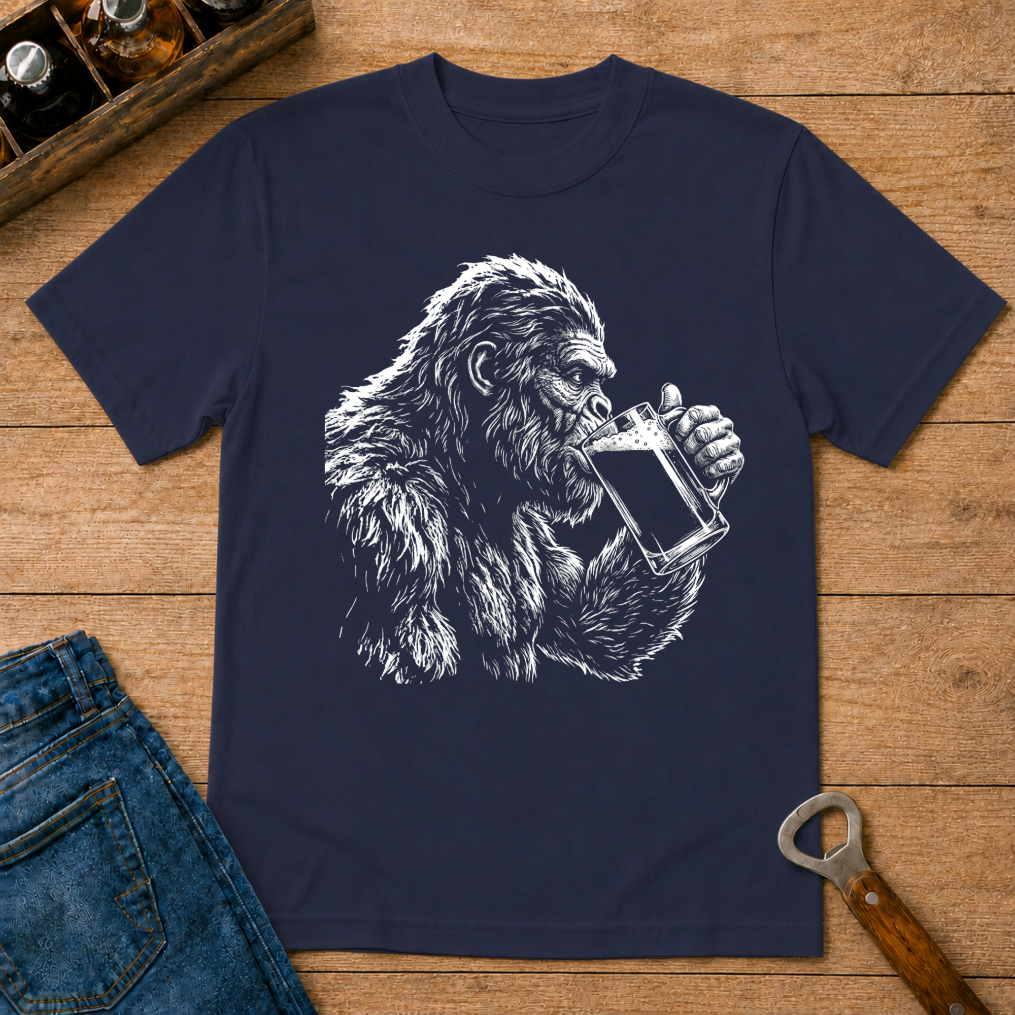 Thirsty Bigfoot T-Shirt