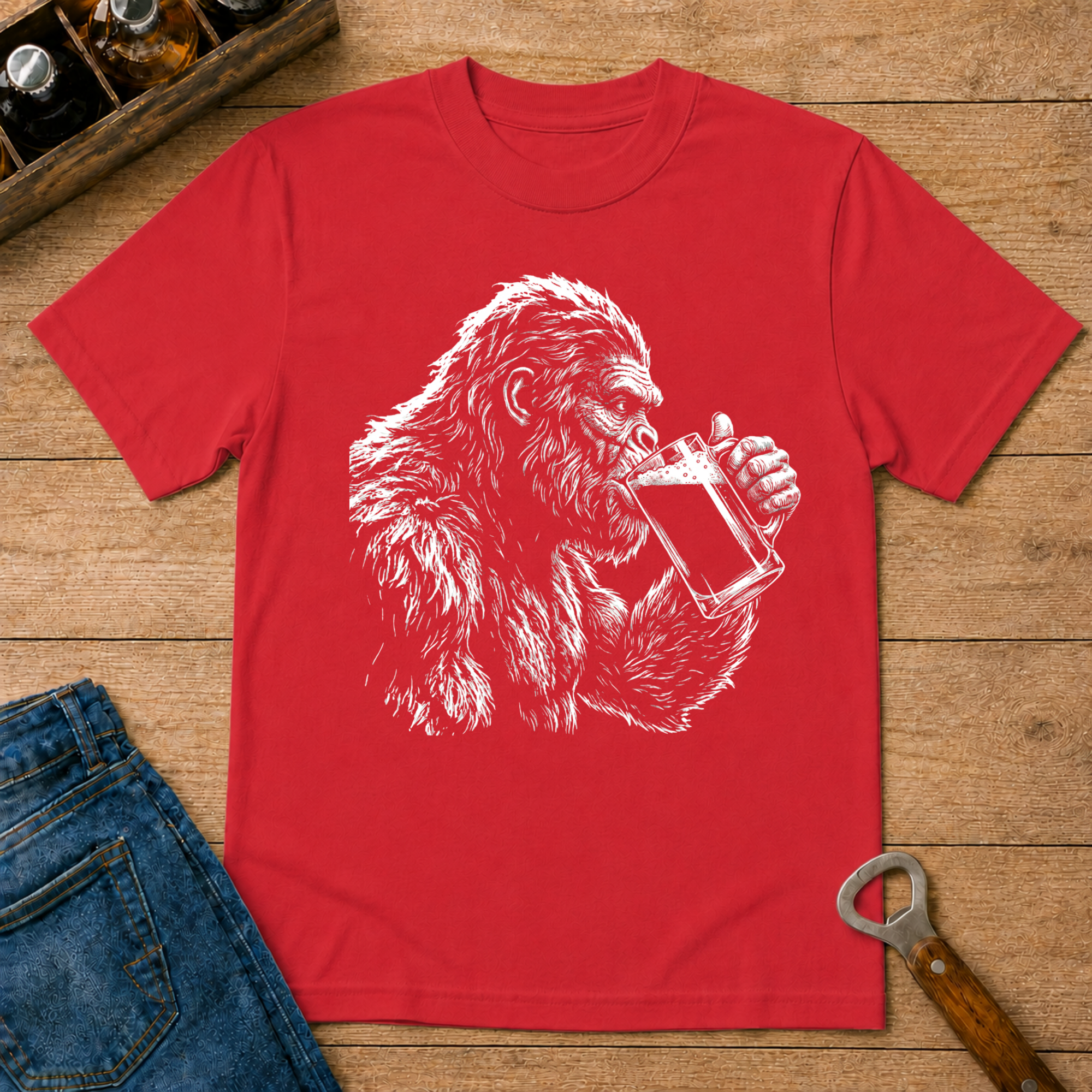 Thirsty Bigfoot T-Shirt
